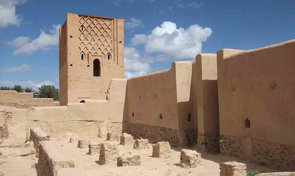 مئذنة أكادير أمغار في قصبة سيدي عبد الله بن مبارك